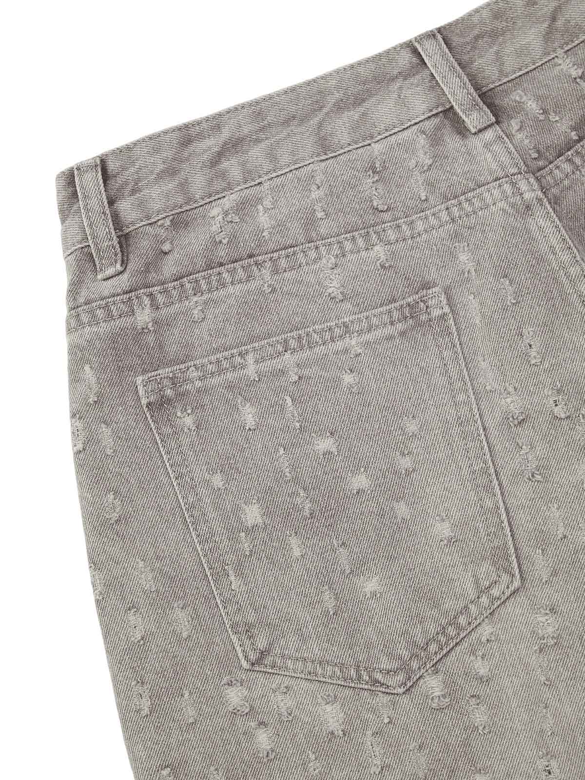 Bring effortless edge to your summer wardrobe with the High Street Niche Design Ripped Denim Shorts — a sleek and versatile staple. Crafted from durable cotton denim, these shorts feature a clean front, practical back pockets, and a classic zipper fly wit
