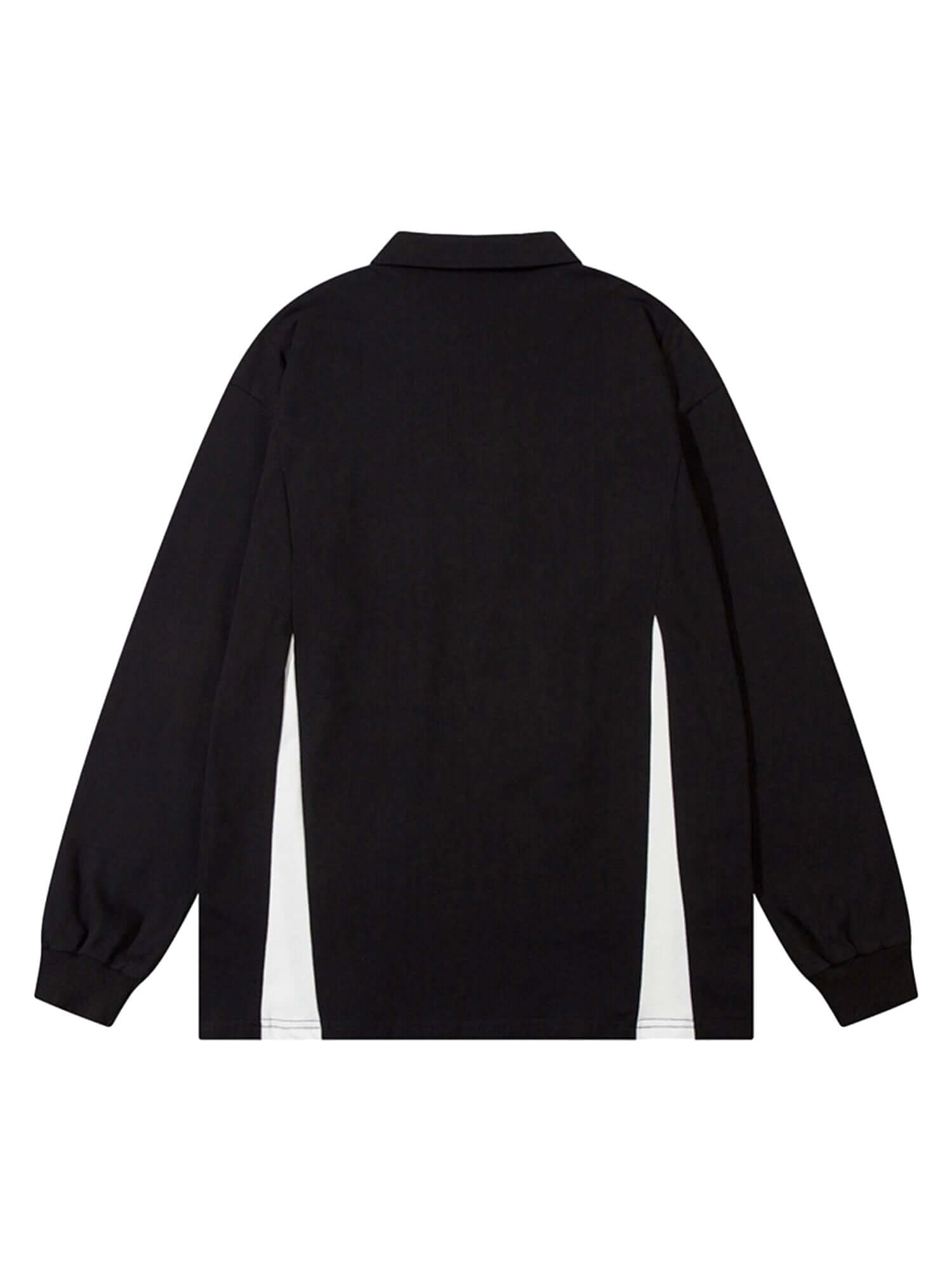 Add a sleek, motorsport-inspired edge to your look with the High Street Racing Long Sleeve Polo Shirt. Crafted from durable polyester, this bold top features a zippered front closure, ribbed cuffs and hem, and a high collar for added warmth and style. The