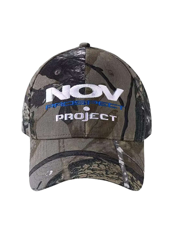 High Street Retro Camouflage Hat Streetwear
