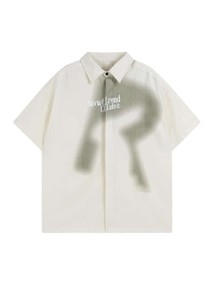 Refresh your everyday style with the High Street Versatile Short Sleeved Shirt — a modern piece that balances comfort with artistic flair. Crafted from a breathable cotton blend, this shirt features a clean collared neckline, minimalist abstract art print