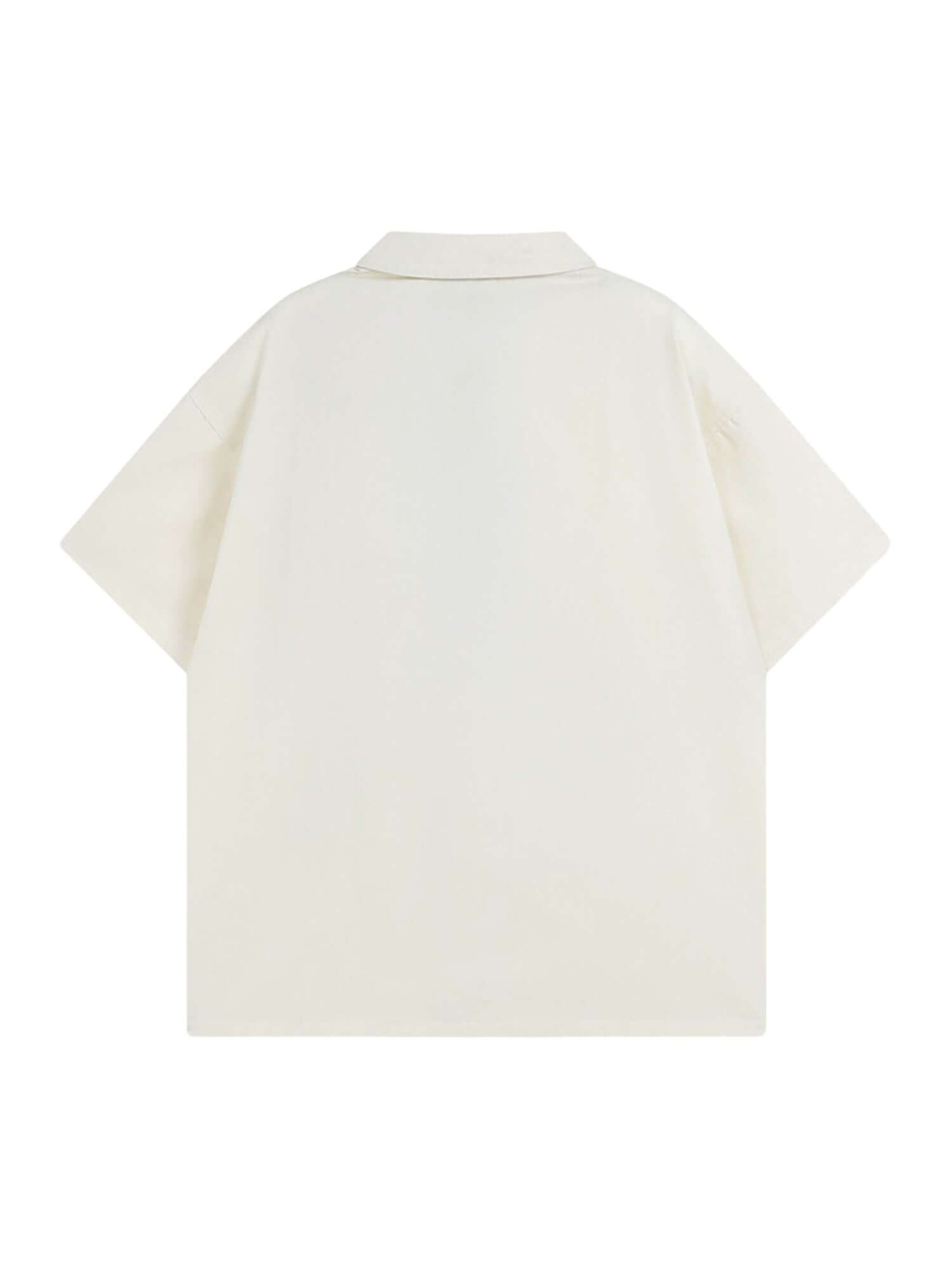Refresh your everyday style with the High Street Versatile Short Sleeved Shirt — a modern piece that balances comfort with artistic flair. Crafted from a breathable cotton blend, this shirt features a clean collared neckline, minimalist abstract art print