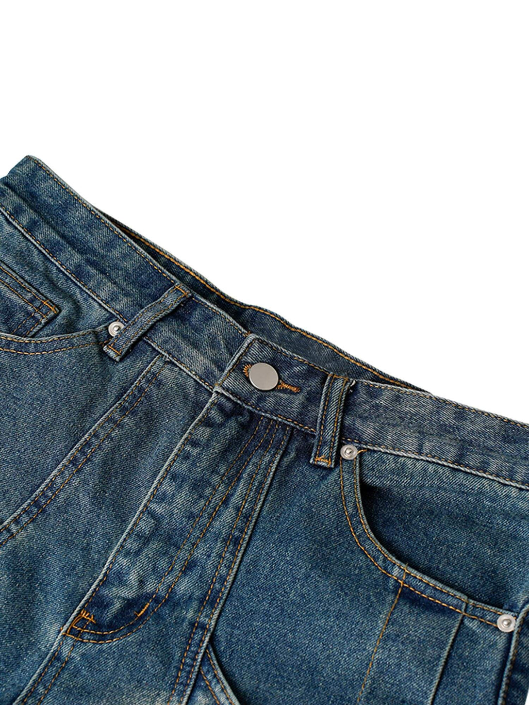 Refresh your casual wardrobe with the High Street Washed Distressed Denim Shorts — the perfect blend of edgy and chic. Made from soft, durable denim, these shorts feature trendy pearl button accents, side pockets for functionality, and a fashionable distr
