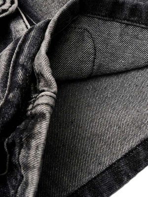 Get functionality and style in one with the High-Waisted Multi-Pocket Denim Cargo Shorts — a must-have for urban explorers and casual trendsetters. Crafted from premium denim fabric, these shorts feature a relaxed fit, a comfortable elastic waistband, mul