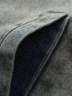 Elevate your streetwear with the Hip Hop Badge Embroidered Do Over Denim Jacket. Made from durable denim, this standout piece features eye-catching embroidered text and graphics across the sleeves and chest, giving it bold personality and hip-hop attitude