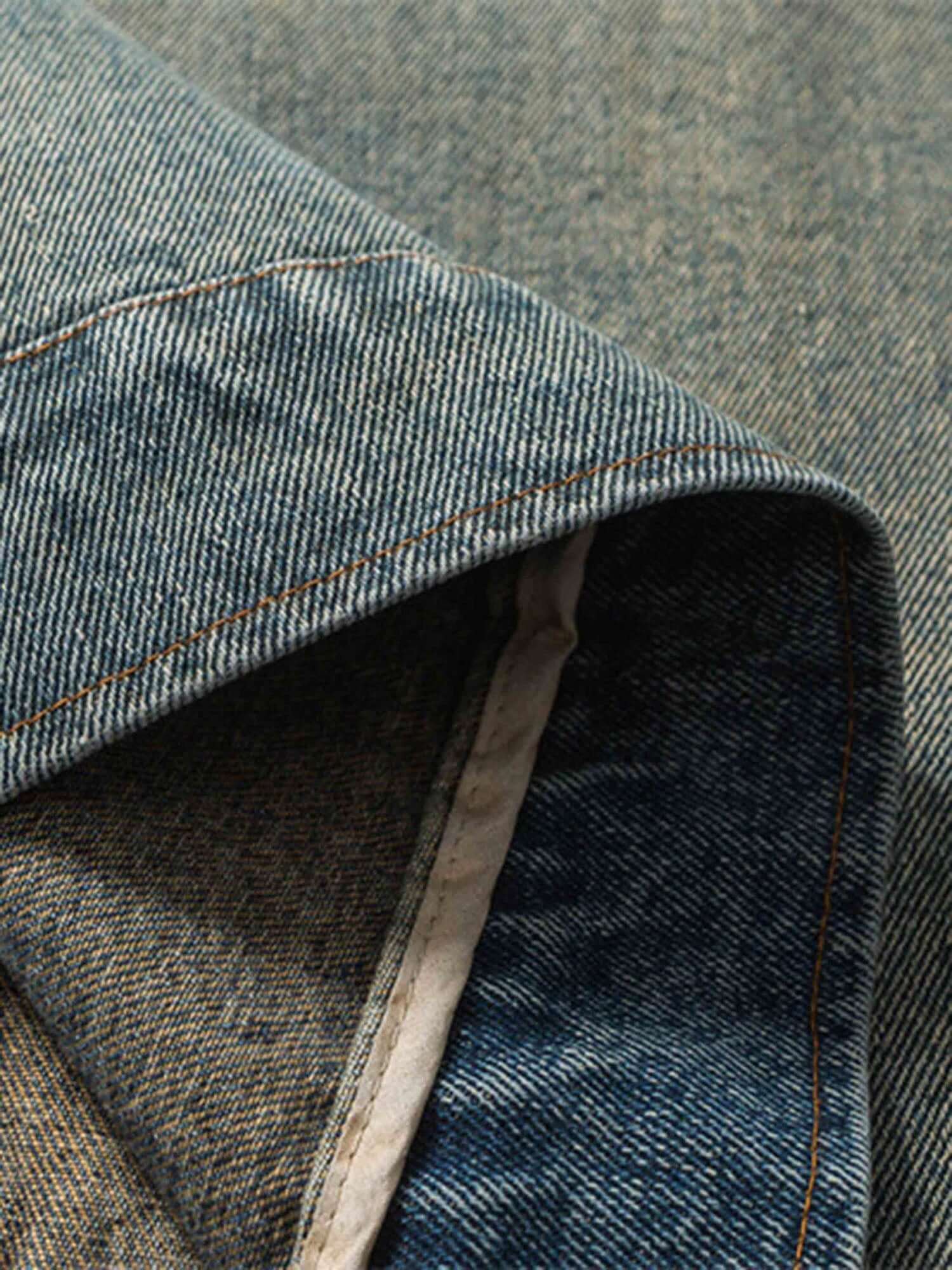 Elevate your streetwear with the Hip Hop Badge Embroidered Do Over Denim Jacket. Made from durable denim, this standout piece features eye-catching embroidered text and graphics across the sleeves and chest, giving it bold personality and hip-hop attitude