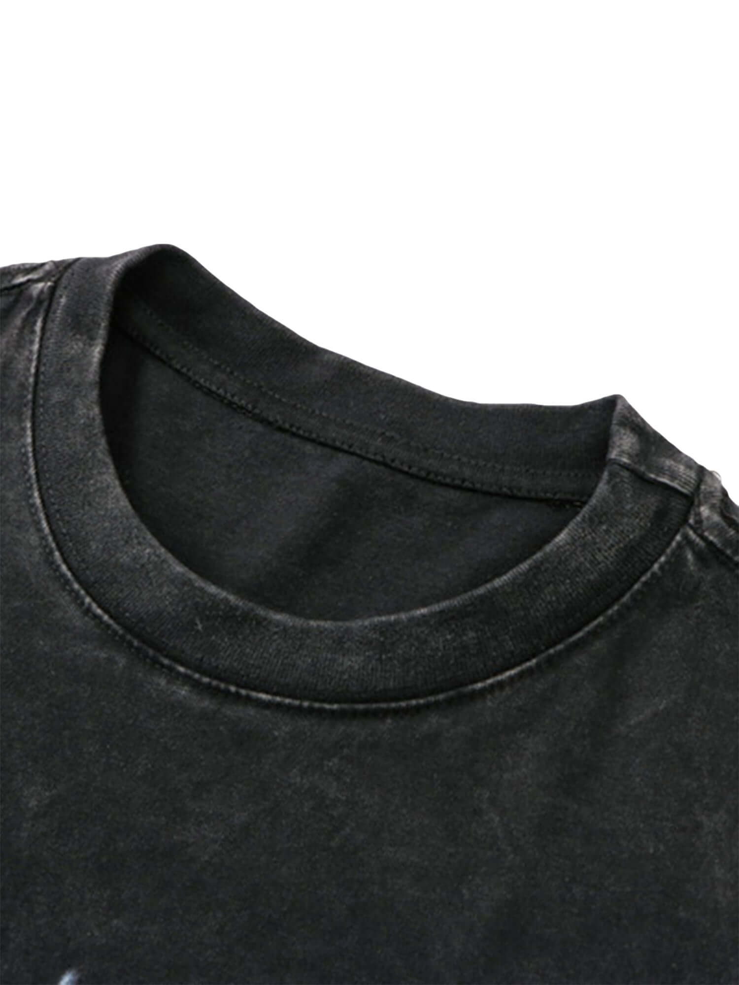 Bring bold street energy to your look with the Hop Vintage Aged Vest. Crafted from a soft and breathable cotton blend, this sleeveless vest features a standout eye graphic and slogan print that command attention. Designed with a classic crew neck and rela