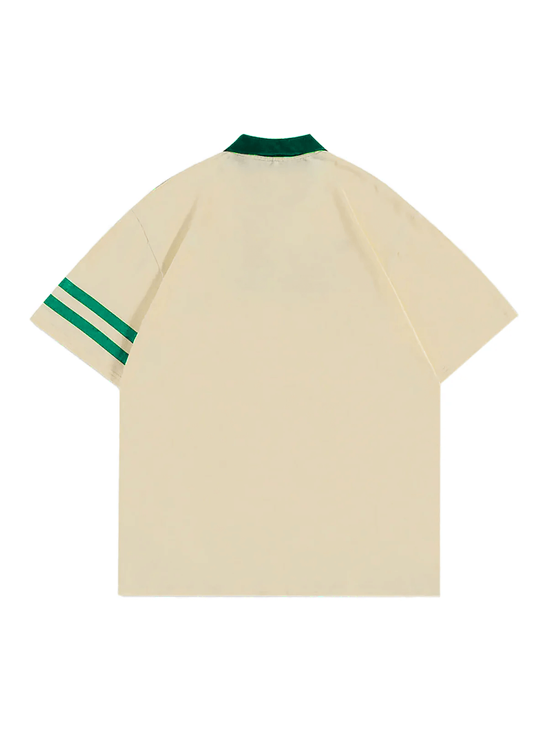Refresh your casual wardrobe with the Letter Embroidered Polo Shirt. Crafted from a soft and breathable cotton blend, this polo shirt features a stylish embroidered script logo, a contrast collar, and striped sleeve details that add a modern twist to a cl