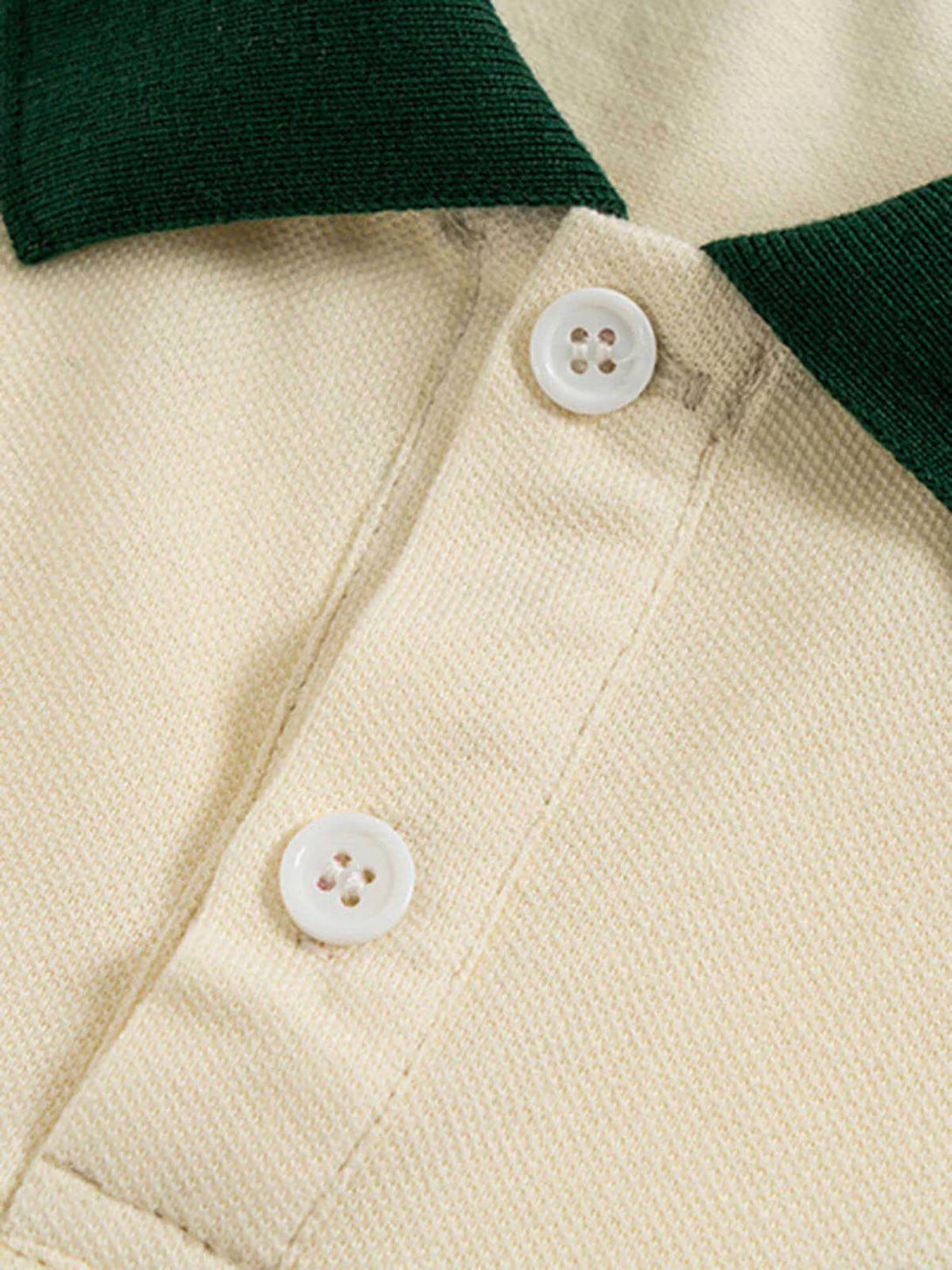 Refresh your casual wardrobe with the Letter Embroidered Polo Shirt. Crafted from a soft and breathable cotton blend, this polo shirt features a stylish embroidered script logo, a contrast collar, and striped sleeve details that add a modern twist to a cl