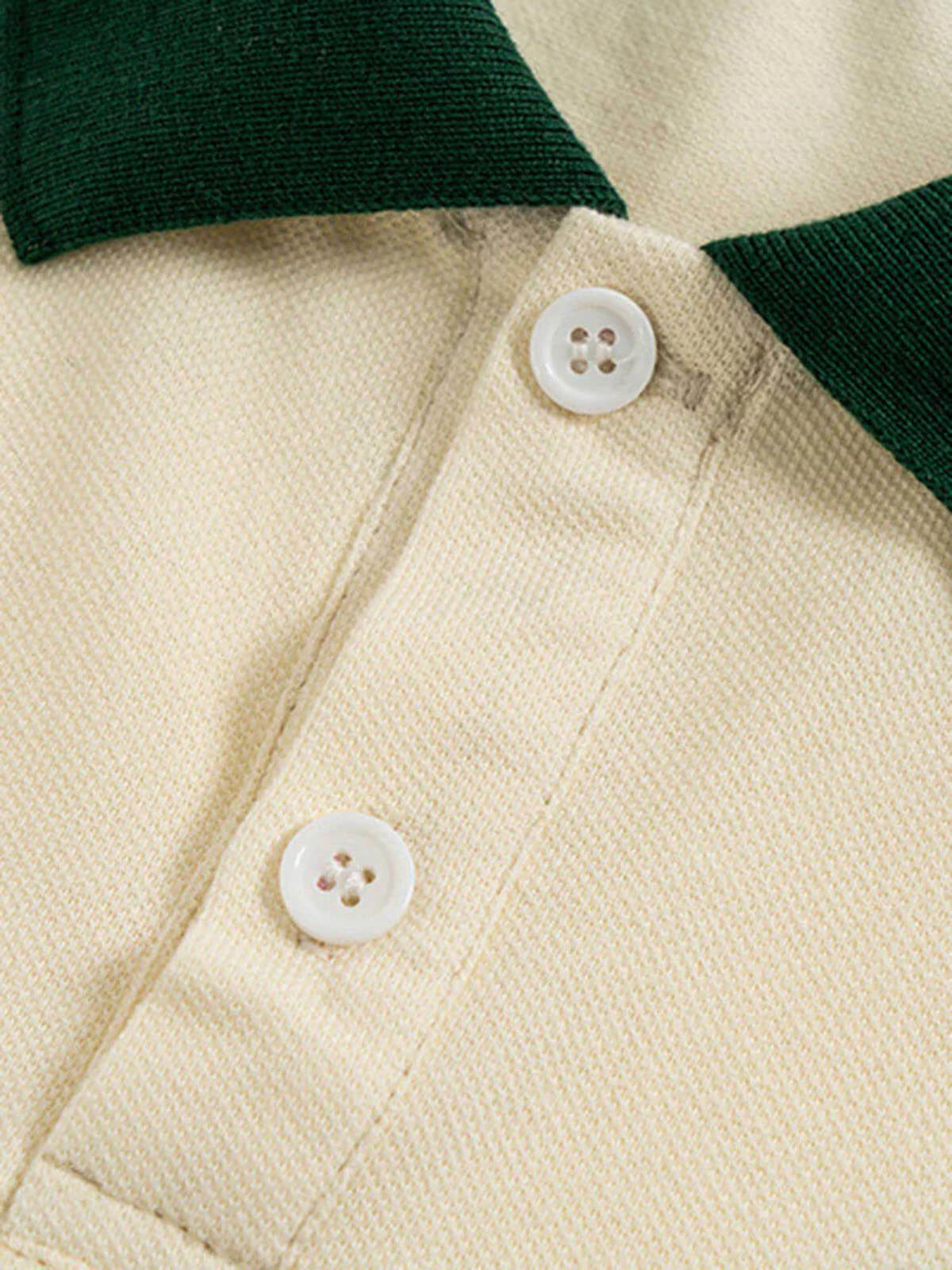Refresh your casual wardrobe with the Letter Embroidered Polo Shirt. Crafted from a soft and breathable cotton blend, this polo shirt features a stylish embroidered script logo, a contrast collar, and striped sleeve details that add a modern twist to a cl