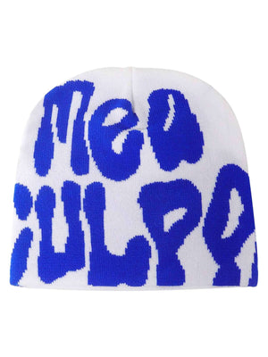 Make a bold statement this winter with the Letter Knitted Hat — featuring standout "Mea Culpa" typography and ultra-soft knit construction. Designed for both comfort and street-style edge, this beanie offers a snug, stretchy fit that keeps you warm while