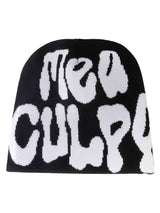 Make a bold statement this winter with the Letter Knitted Hat — featuring standout "Mea Culpa" typography and ultra-soft knit construction. Designed for both comfort and street-style edge, this beanie offers a snug, stretchy fit that keeps you warm while