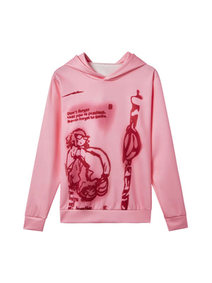 Add cultural flair to your wardrobe with the Line Painted Character Hoodie — a bold blend of comfort and street style. Made from a soft cotton blend, this hoodie features long sleeves, ribbed cuffs and hem, and a relaxed fit for all-day wear. The standout