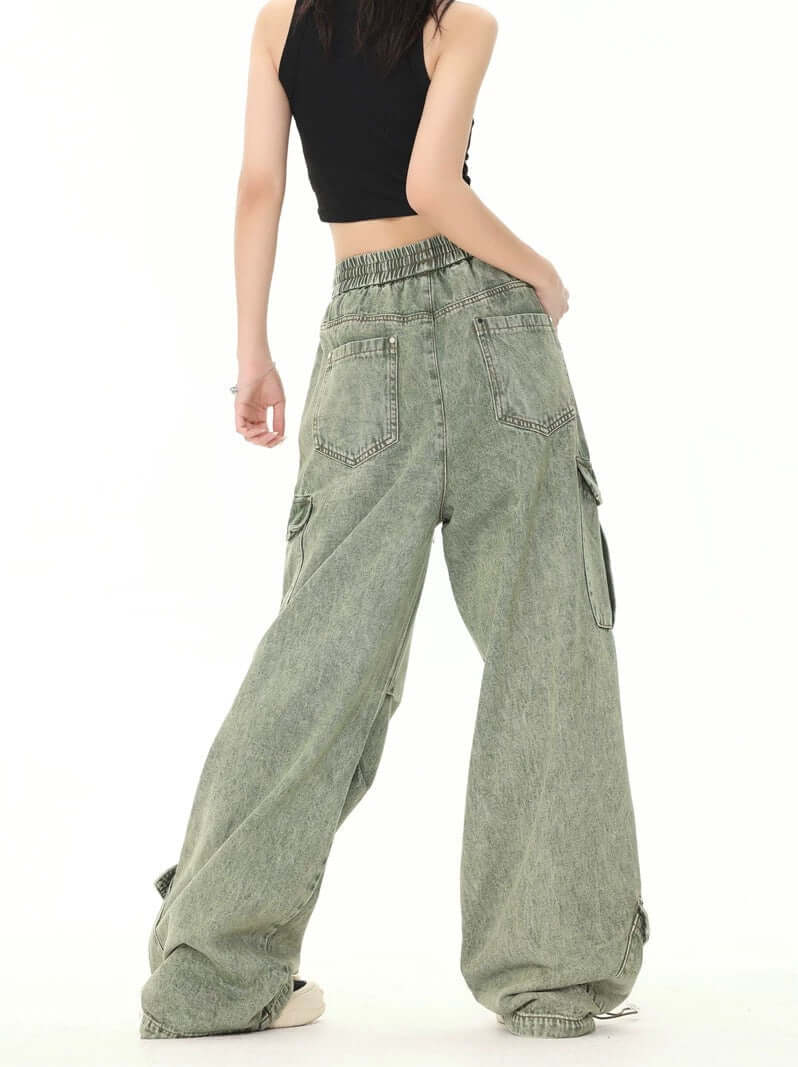 Loose Straight Casual Work Pants Streetwear - image 5