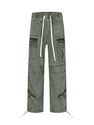 Loose Straight Casual Work Pants Streetwear - thumbnail 1