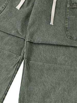 Loose Straight Casual Work Pants Streetwear - thumbnail 7