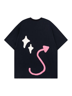 Inject playful attitude into your wardrobe with the Made Retro Skull Letter Foam T Shirt. Crafted from soft, breathable cotton, this standout tee features a quirky skeleton pig graphic surrounded by stars and a bold slogan print. With its classic crew nec