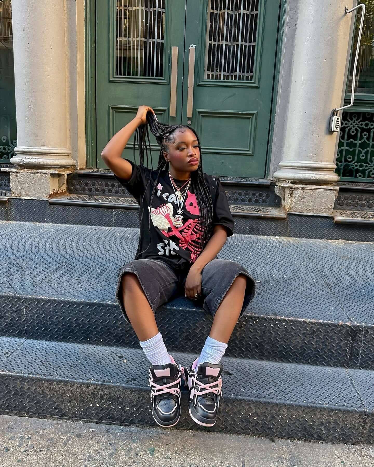 Inject playful attitude into your wardrobe with the Made Retro Skull Letter Foam T Shirt. Crafted from soft, breathable cotton, this standout tee features a quirky skeleton pig graphic surrounded by stars and a bold slogan print. With its classic crew nec