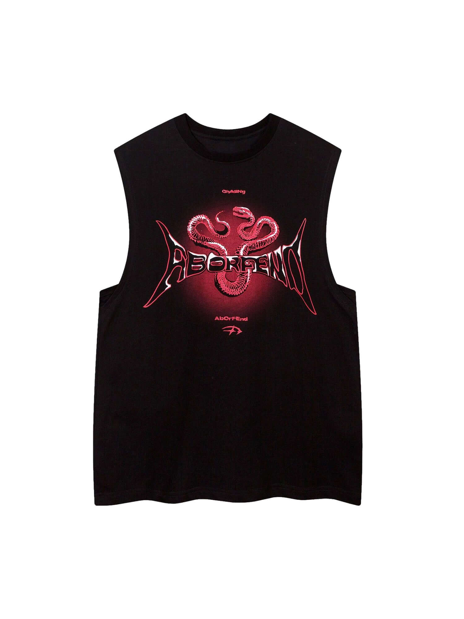 Aborfend Tank Top Gothic Streetwear Sleeveless Style - 6011