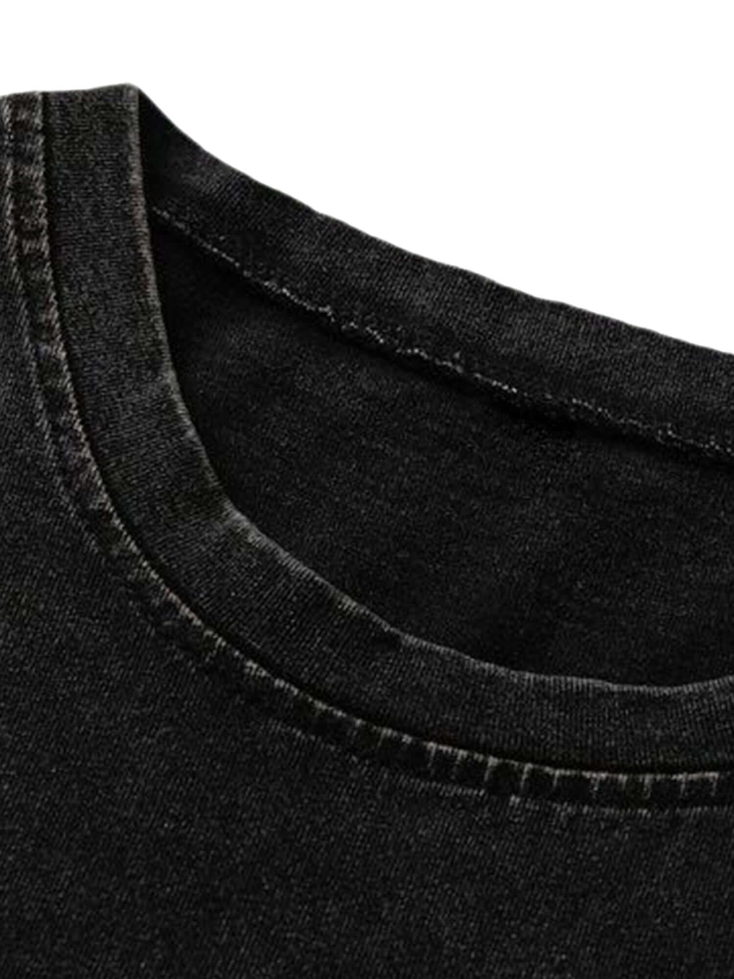 Art Letter Washed Distressed Vest Casual Streetwear Style - 6002 - Xokool ®