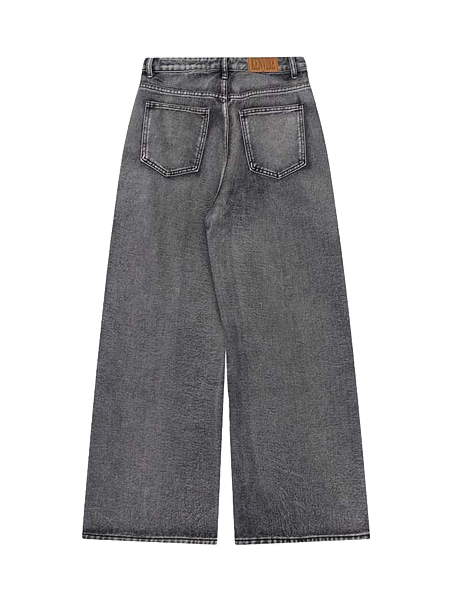 Graffiti Distressed Washed Baggy Jeans Abstract Street Style - 10605