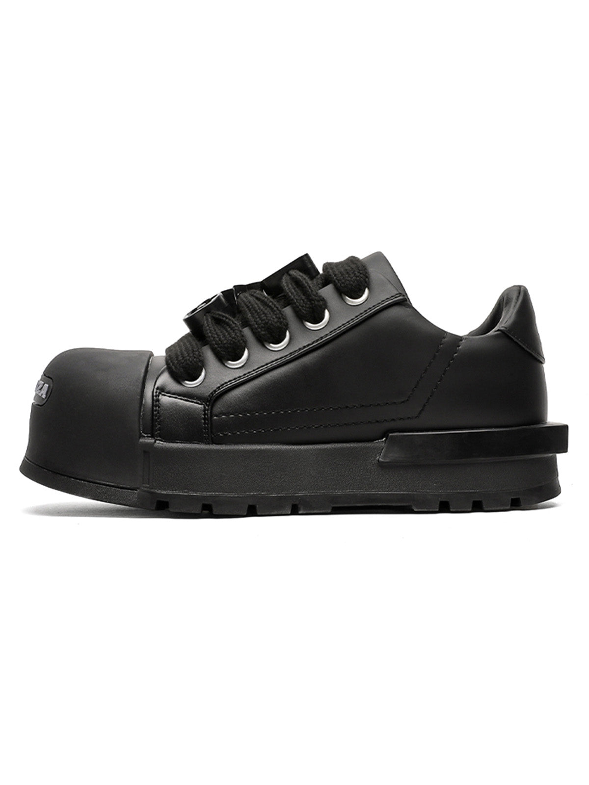 Monochrome Chunky Tread Sneakers Streetwear