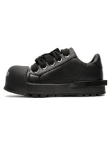 Monochrome Chunky Tread Sneakers Streetwear