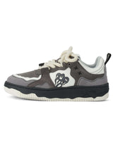 Step into bold streetwear with the Monochrome Shadowwave Heavy Duty Street Sneakers. Built for comfort and edge, these sneakers feature a rugged canvas upper, chunky rubber sole, and a stylish camouflage print that commands attention. Reflective laces add