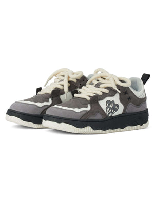 Step into bold streetwear with the Monochrome Shadowwave Heavy Duty Street Sneakers. Built for comfort and edge, these sneakers feature a rugged canvas upper, chunky rubber sole, and a stylish camouflage print that commands attention. Reflective laces add