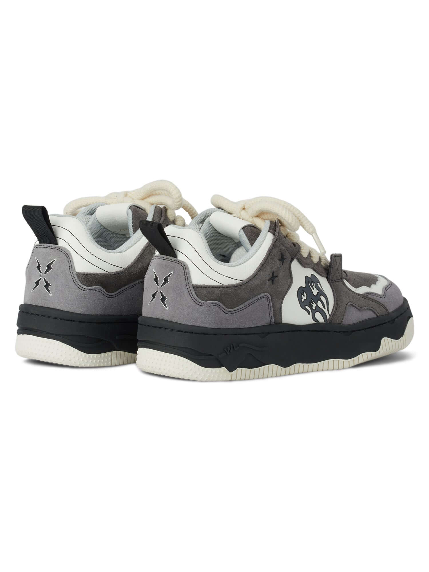 Step into bold streetwear with the Monochrome Shadowwave Heavy Duty Street Sneakers. Built for comfort and edge, these sneakers feature a rugged canvas upper, chunky rubber sole, and a stylish camouflage print that commands attention. Reflective laces add