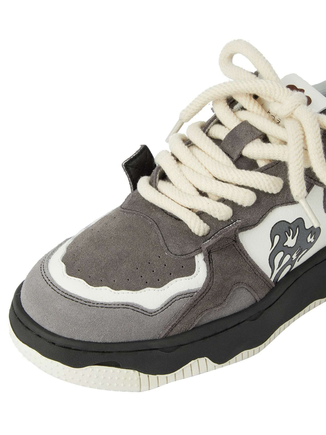 Step into bold streetwear with the Monochrome Shadowwave Heavy Duty Street Sneakers. Built for comfort and edge, these sneakers feature a rugged canvas upper, chunky rubber sole, and a stylish camouflage print that commands attention. Reflective laces add