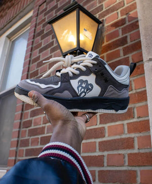 Step into bold streetwear with the Monochrome Shadowwave Heavy Duty Street Sneakers. Built for comfort and edge, these sneakers feature a rugged canvas upper, chunky rubber sole, and a stylish camouflage print that commands attention. Reflective laces add