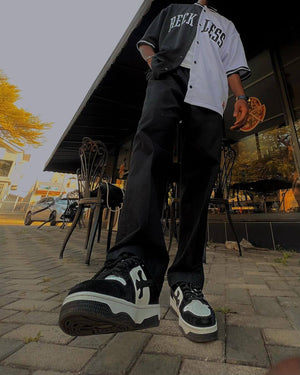 Step into iconic street style with the Niche Board Casual Shoes — a bold blend of luxury and performance. Crafted from premium leather and suede, these sneakers feature a chunky sole for all-day comfort, a perforated toe box for breathability, and a stand