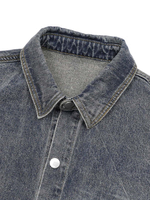 Refresh your summer street style with the Patchwork Camouflage Ripped Shirt Jorts Denim Suit. Made from premium denim with bold camouflage hem detailing, this edgy two-piece set features a distressed, ripped finish that brings an urban, rebellious vibe to