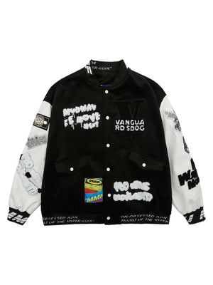 Show off your streetwear edge with the Pink Terry Patch Embroidered Hip Hop Baseball Jersey — a bold fusion of sporty and urban style. Made from a comfortable cotton blend, this jersey features a unique patchwork design, eye-catching graphic prints, and r