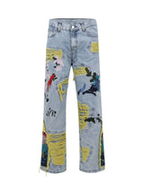 Elevate your everyday style with the Plum Embroidery Jeans — a bold blend of comfort and creativity. These high-waisted, wide-leg jeans feature vibrant abstract floral and geometric embroidery that adds personality to any outfit. Crafted from durable deni