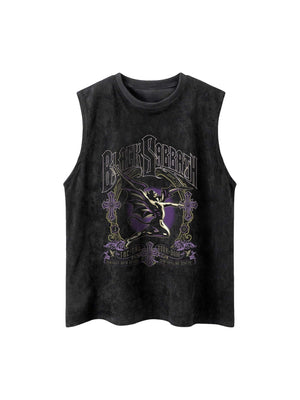 Upgrade your warm-weather essentials with the Printed Crew Neck Casual Vest — a simple yet stylish piece designed for effortless comfort. Made from a soft and breathable cotton blend, this sleeveless vest features a relaxed fit, classic crew neckline, and