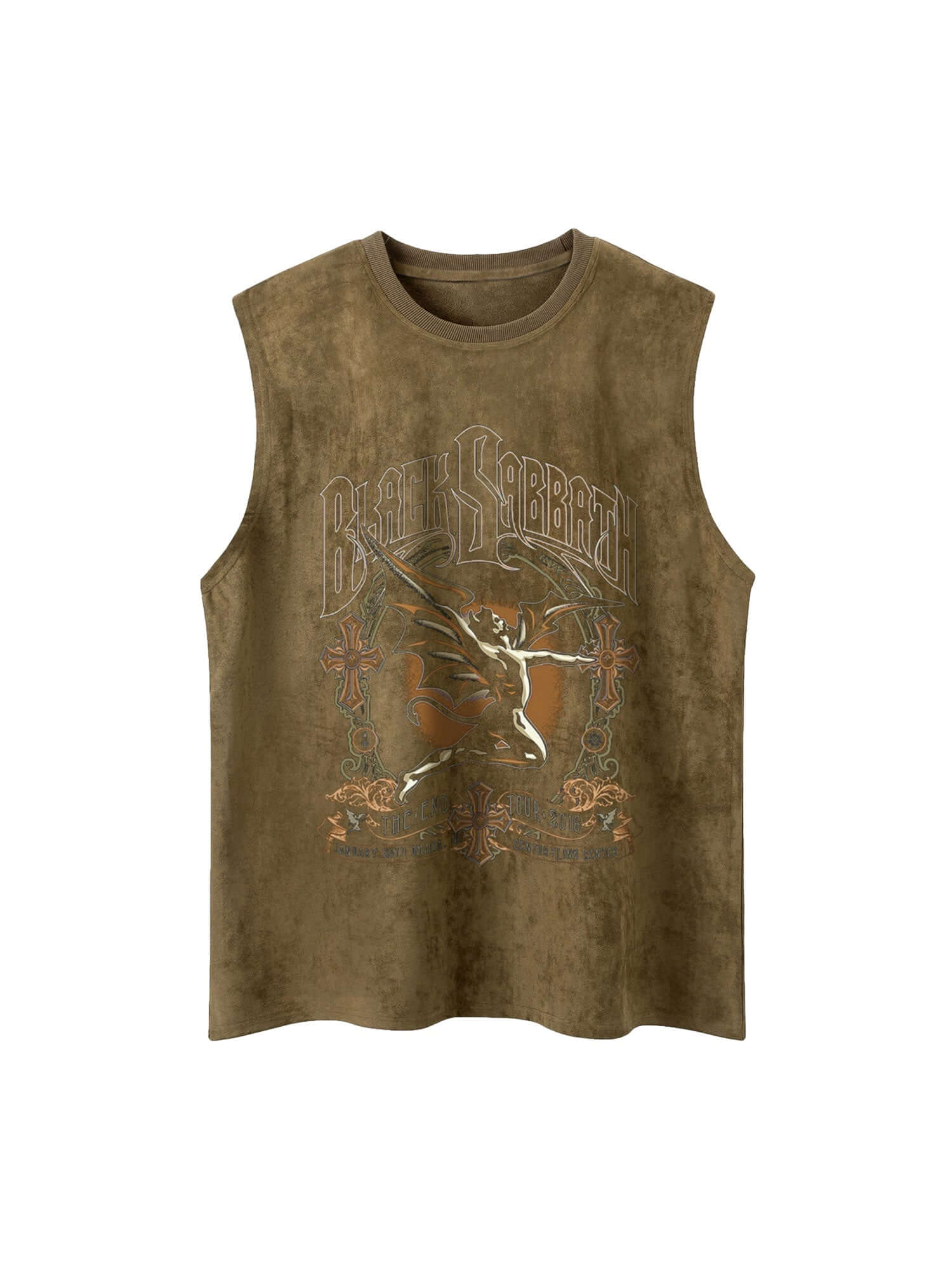 Upgrade your warm-weather essentials with the Printed Crew Neck Casual Vest — a simple yet stylish piece designed for effortless comfort. Made from a soft and breathable cotton blend, this sleeveless vest features a relaxed fit, classic crew neckline, and