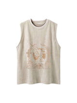 Upgrade your warm-weather essentials with the Printed Crew Neck Casual Vest — a simple yet stylish piece designed for effortless comfort. Made from a soft and breathable cotton blend, this sleeveless vest features a relaxed fit, classic crew neckline, and