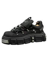Punk Style Rivet Derby Shoes Streetwear