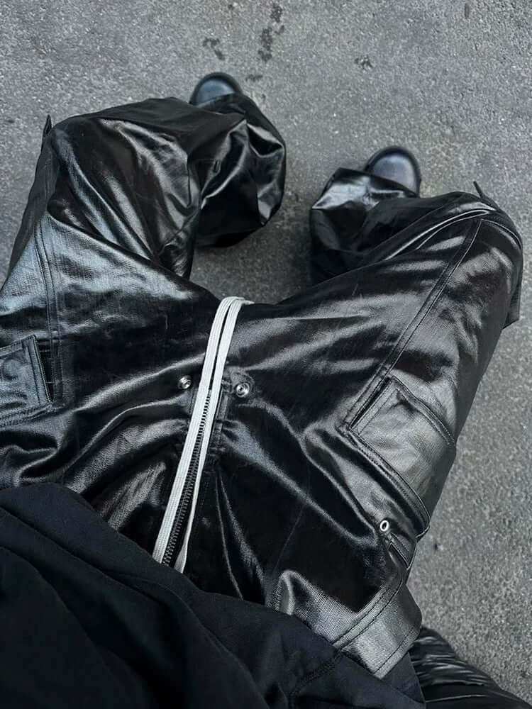 Step up your streetwear with the RO Style Multi Pocket Matte Coated Overalls. Made from a durable cotton blend, these overalls feature a matte finish with a modern edge and a utility-inspired design. The multiple functional pockets offer both style and pr