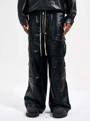Step up your streetwear with the RO Style Multi Pocket Matte Coated Overalls. Made from a durable cotton blend, these overalls feature a matte finish with a modern edge and a utility-inspired design. The multiple functional pockets offer both style and pr