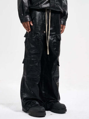 Step up your streetwear with the RO Style Multi Pocket Matte Coated Overalls. Made from a durable cotton blend, these overalls feature a matte finish with a modern edge and a utility-inspired design. The multiple functional pockets offer both style and pr