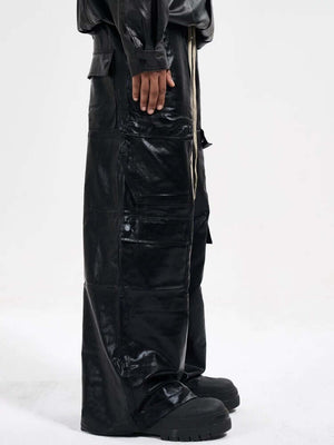 Step up your streetwear with the RO Style Multi Pocket Matte Coated Overalls. Made from a durable cotton blend, these overalls feature a matte finish with a modern edge and a utility-inspired design. The multiple functional pockets offer both style and pr