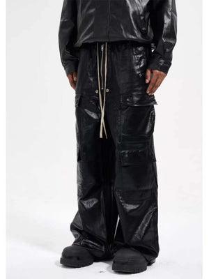Step up your streetwear with the RO Style Multi Pocket Matte Coated Overalls. Made from a durable cotton blend, these overalls feature a matte finish with a modern edge and a utility-inspired design. The multiple functional pockets offer both style and pr