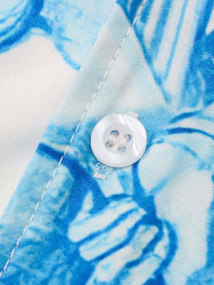 Stay relaxed and stylish with the Rebels Printed Rap Beach Shirts Short Sets. Crafted from a soft and breathable cotton blend, this matching set includes a short sleeve button-up shirt and comfortable shorts, both featuring a trendy tie-dye pattern. Desig