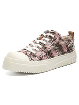 Retro Canvas Irregular Sneakers Streetwear