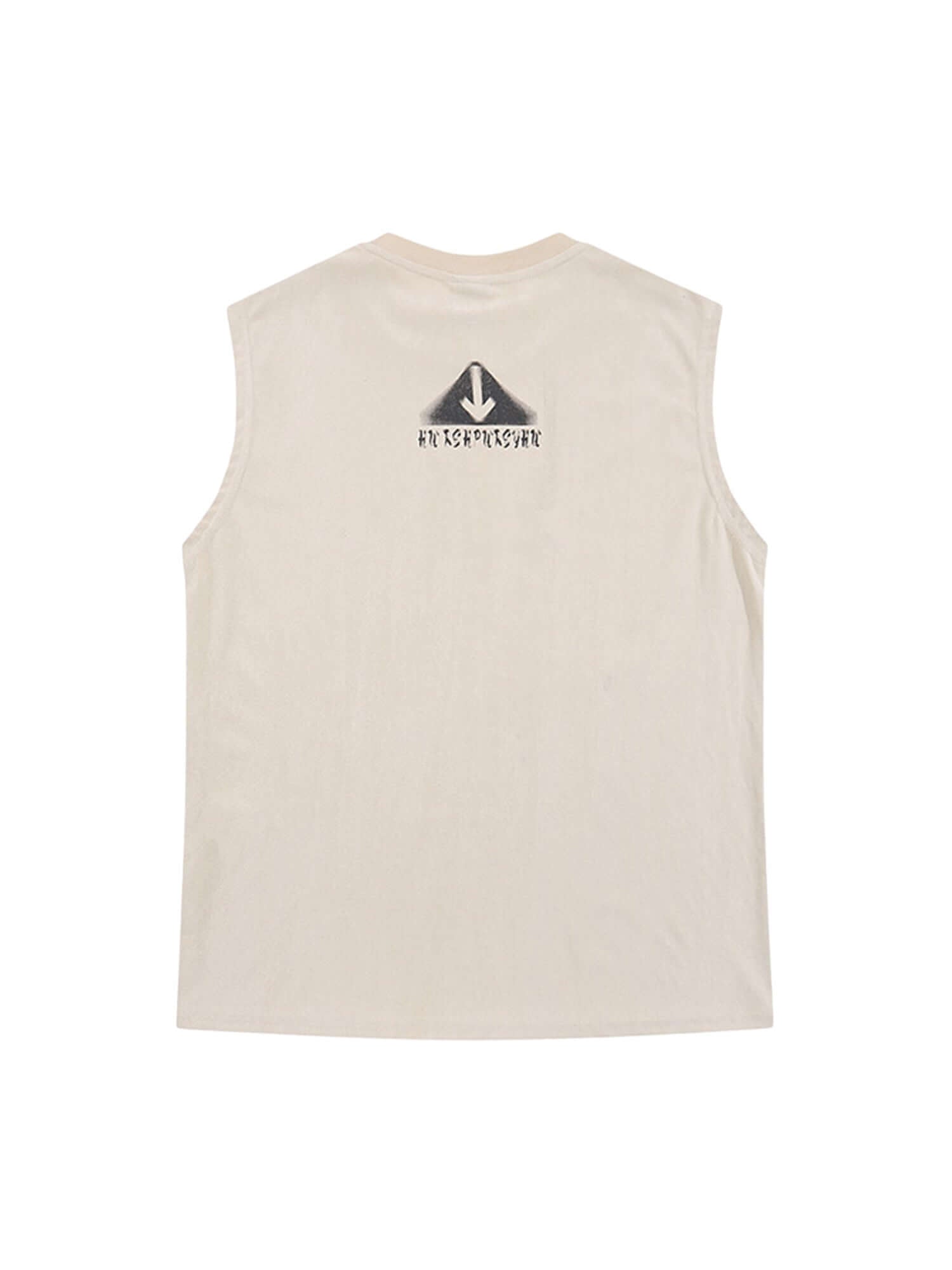 Bring bold energy to your outfit with the Retro Hip Hop Abstract Letter Print Vest. Made from 100% breathable cotton, this sleeveless piece features a classic crew neck and an abstract graphic print with strong typographic elements that scream attitude. D