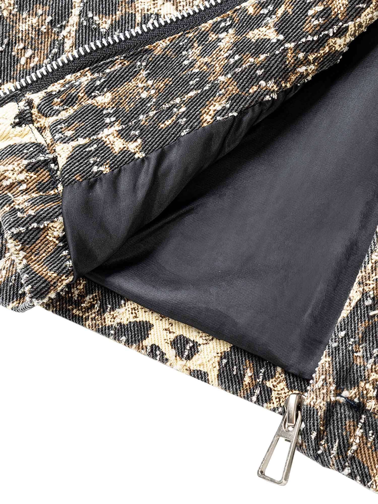 Upgrade your everyday looks with the Retro Leopard Printed Denim Jacket — a lightweight outerwear piece that balances boldness with comfort. Crafted from durable polyester, this jacket features a full zip closure, side pockets for convenience, ribbed cuff