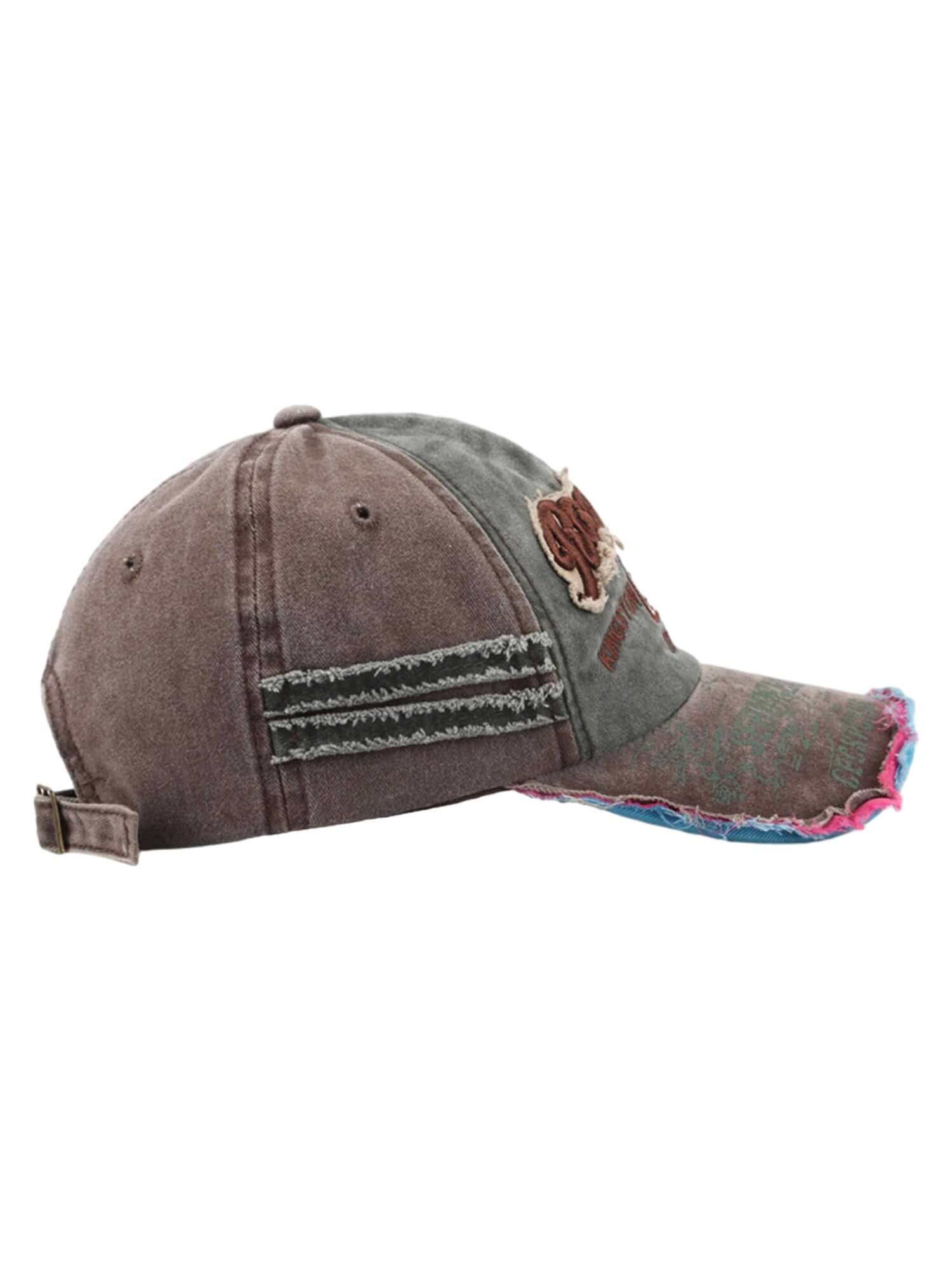 Top off your casual outfits with the Retro Letter Denim Cap — combining classic denim durability with a vintage streetwear edge. Featuring a distressed finish, a stylish embroidered patch, and a pre-curved brim for sun protection, this cap is designed for