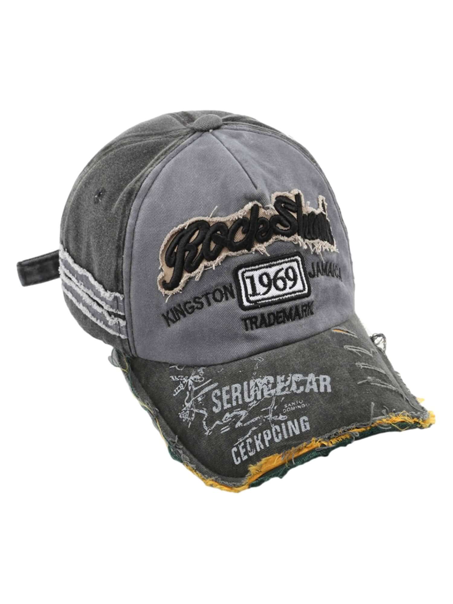 Top off your casual outfits with the Retro Letter Denim Cap — combining classic denim durability with a vintage streetwear edge. Featuring a distressed finish, a stylish embroidered patch, and a pre-curved brim for sun protection, this cap is designed for
